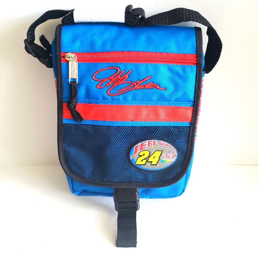 NASCAR CROSSBODY PURSE - JEFF GORDON - 10.5"H x 8"W  - NEW NEVER USED - VINTAGE